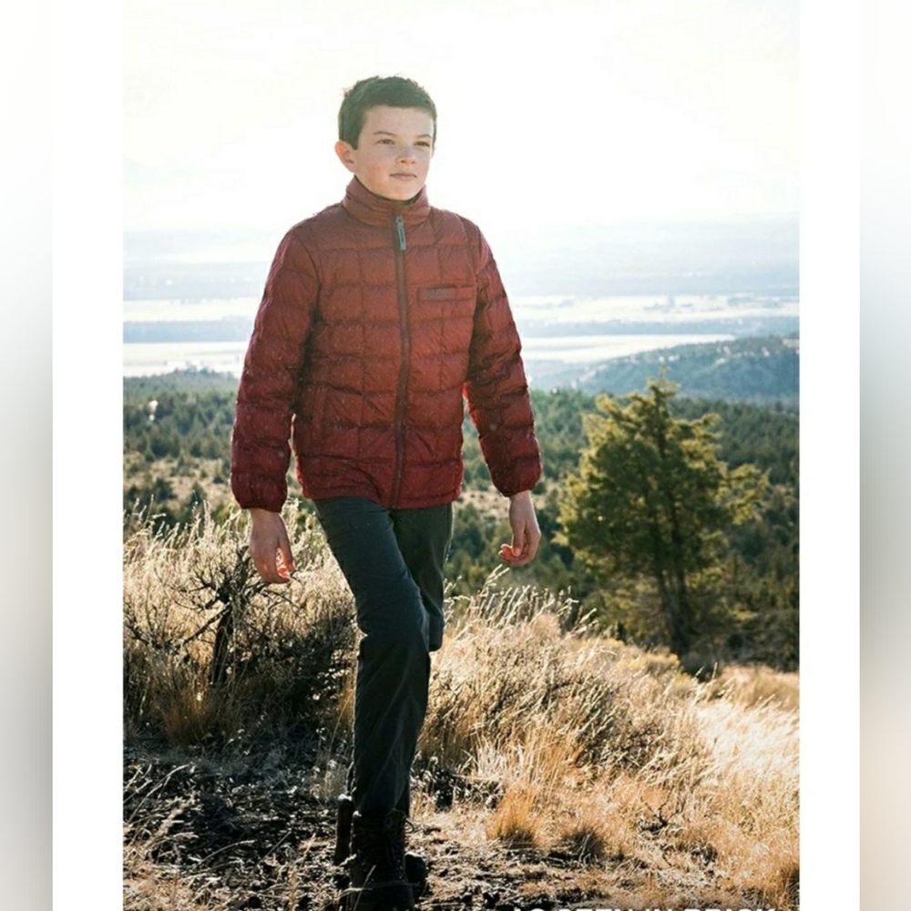 MARMOT BNWT Ajax Boys' Down Puffer Jacket - Cobalt BLUE M